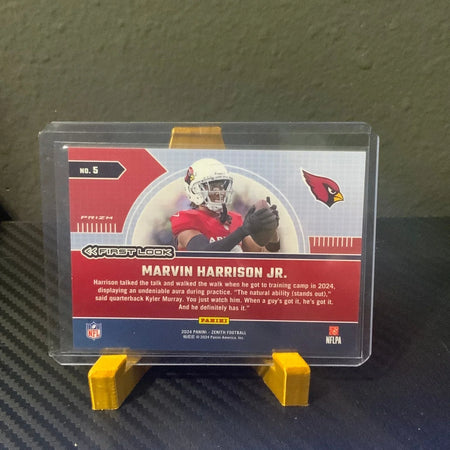 2024 Zenith First Look #5 Marvin Harrison Jr. RC SSP