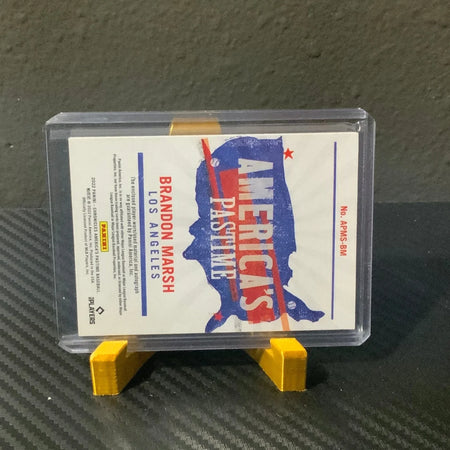 2022 Panini Chronicles America's Pastime MAT #APMS-BM Brandon Marsh Auto JSY /25