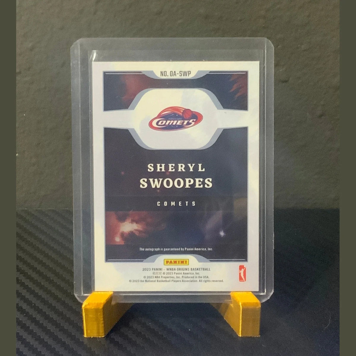 2023 Panini Origins WNBA Sheryl Swoopes Autograph Auto #OA-SWP Comets