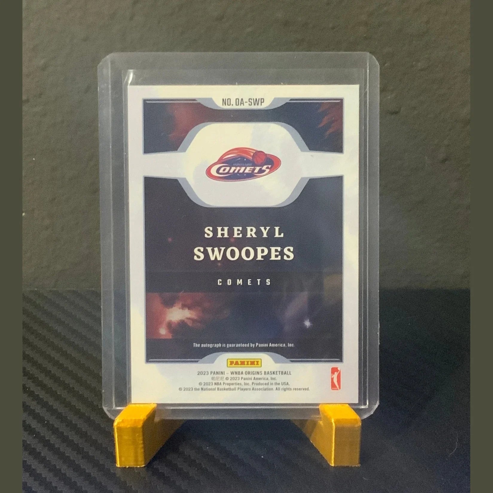 2023 Panini Origins WNBA Sheryl Swoopes Autograph Auto #OA-SWP Comets