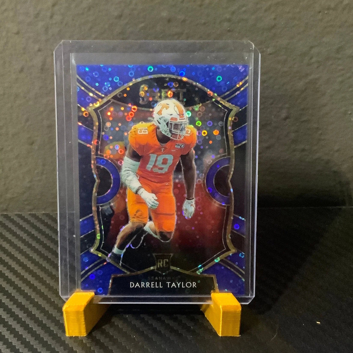 2020 Panini Select - Concourse Darrell Taylor #96 blue Disco Prizm /25 RC