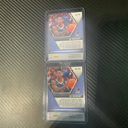 2-Ja Morant Rookie 2019-20 Mosaic #274 Debut Card Memphis Grizzles RC NBA