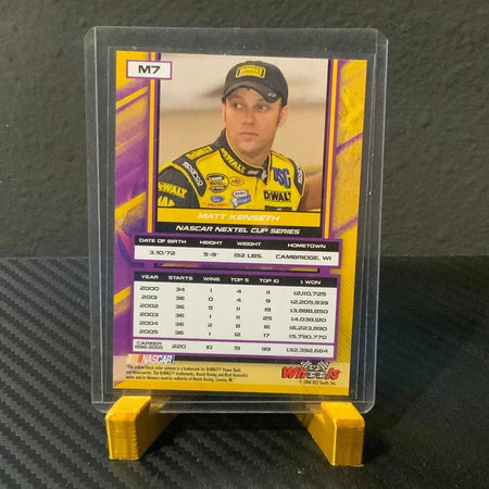2006 Wheels High Gear MPH 018/100 Matt Kenseth #M7 HOF