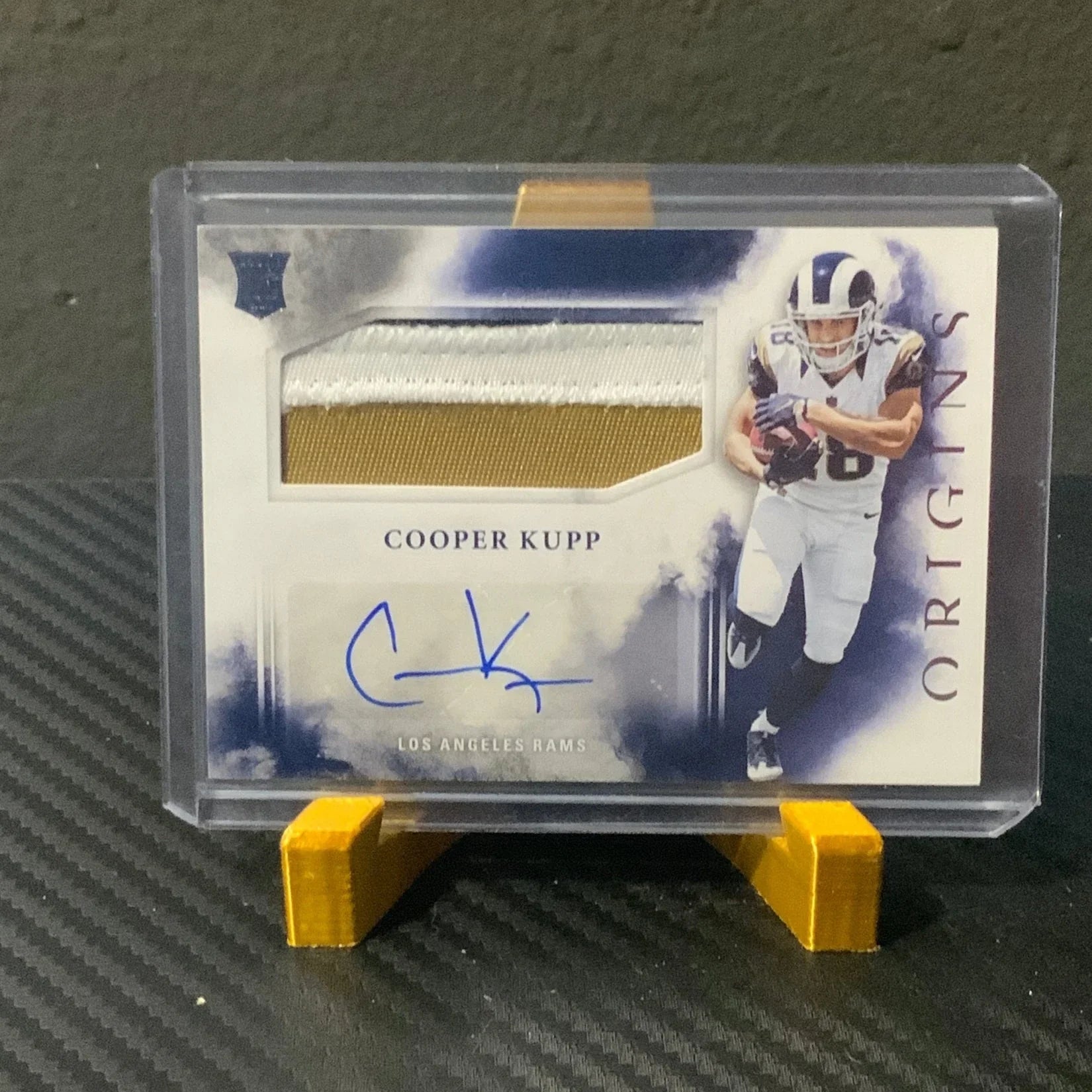 2017 Panini Origins #132 Cooper Kupp 3-color Rookie Patch Auto RPA pics