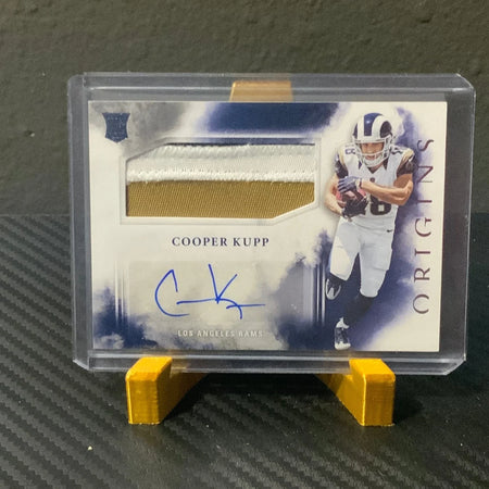 2017 Panini Origins #132 Cooper Kupp 3-color Rookie Patch Auto RPA pics