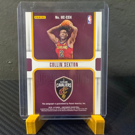2018-19 Panini Contenders Collin Sexton Up And Coming Rookie RC Auto /25