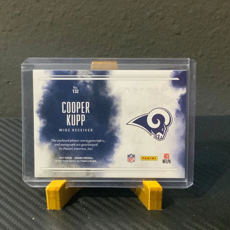 2017 Panini Origins #132 Cooper Kupp 3-color Rookie Patch Auto RPA pics