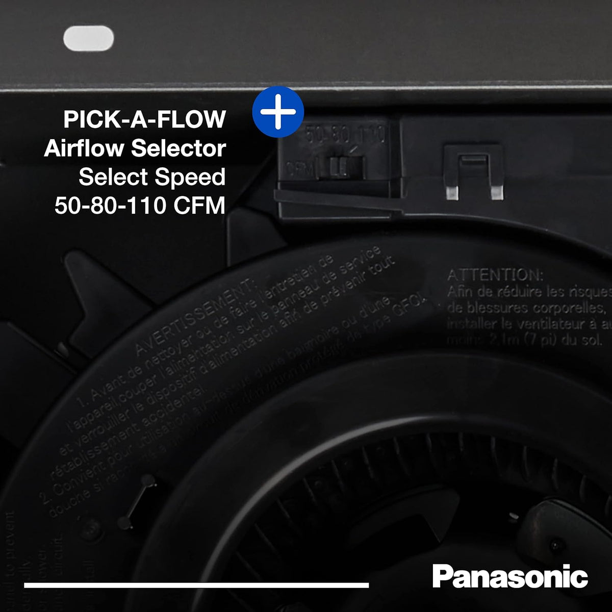 Panasonic WhisperFit Ceiling Mount Bathroom Exhaust FV-0511VFL1