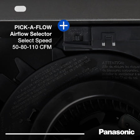 Panasonic WhisperFit Ceiling Mount Bathroom Exhaust FV-0511VFL1