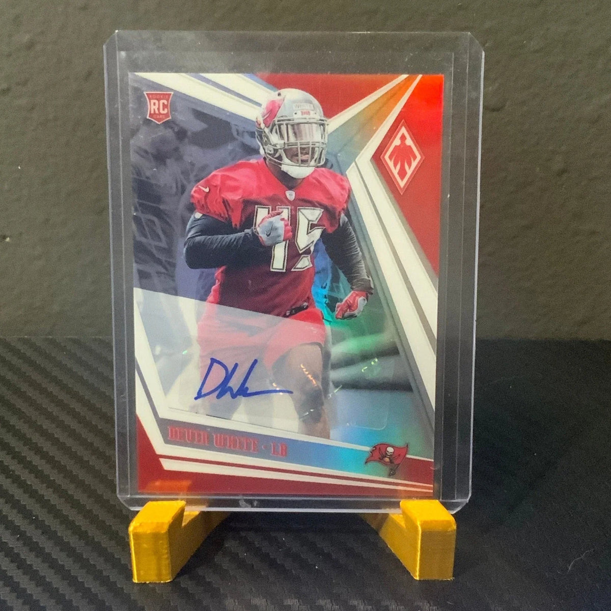 DEVIN WHITE 2019 PANINI PHOENIX SILVER PRIZM REFRACTOR AUTO RC SP BUCCANEERS