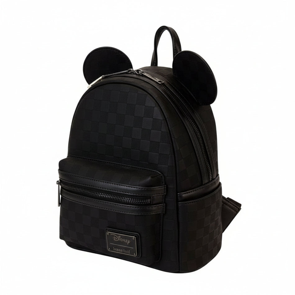 Disney Mickey Ear Checkerboard Mini Backpack