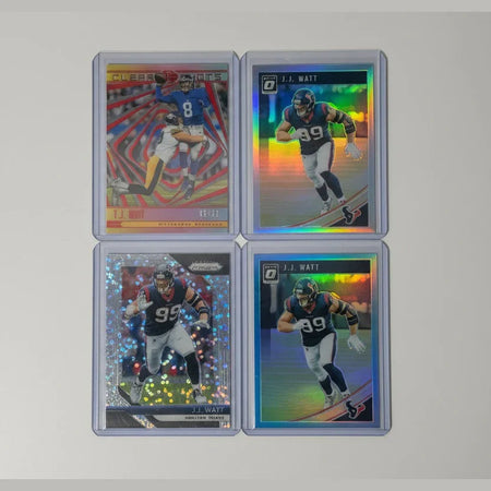 lot of 4 jj wats trading cards one to /99