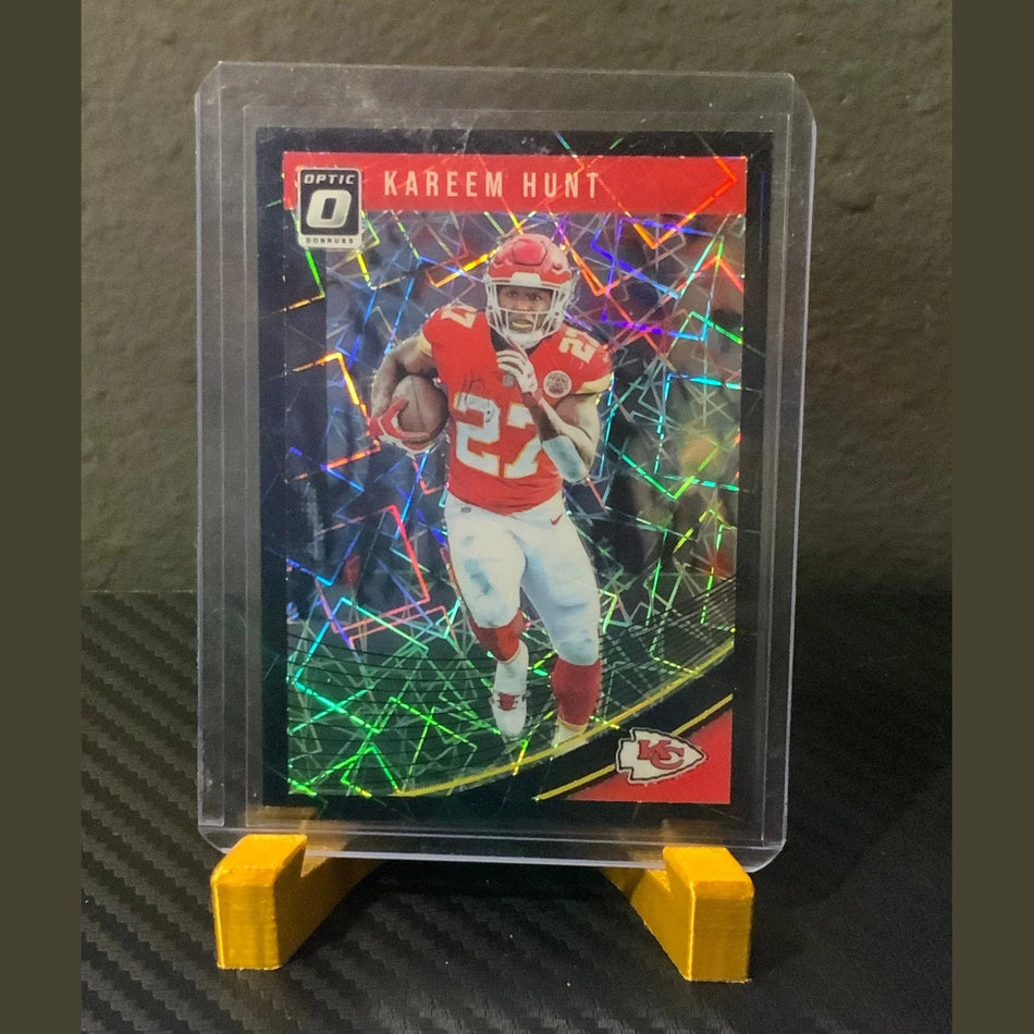 2018 Donruss Optic Kareem Hunt black Velocity 22/25 kc