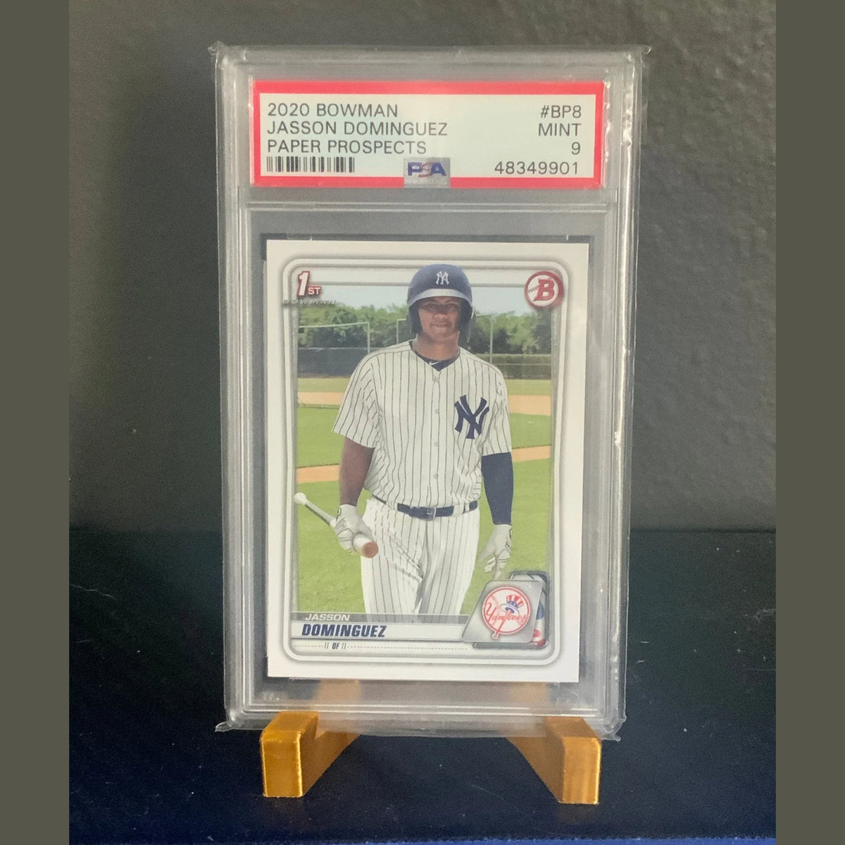 2020 Bowman Prospects JASSON DOMINGUEZ 1st RC Rookie PSA 9