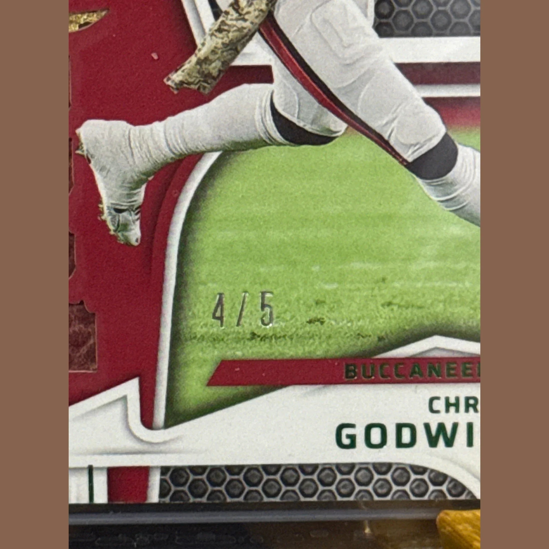 2022 Panini Certified #PG-CG Chris Godwin Jersey Patch /5 Piece of the Game