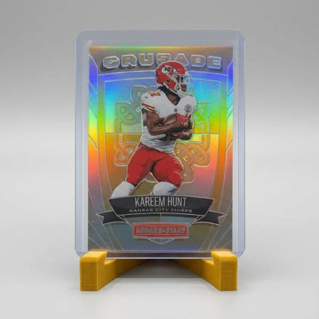 2017 Rookies & Stars Kareem Hunt RC /10 Crusade GOLD Panini Rookie KC Chiefs