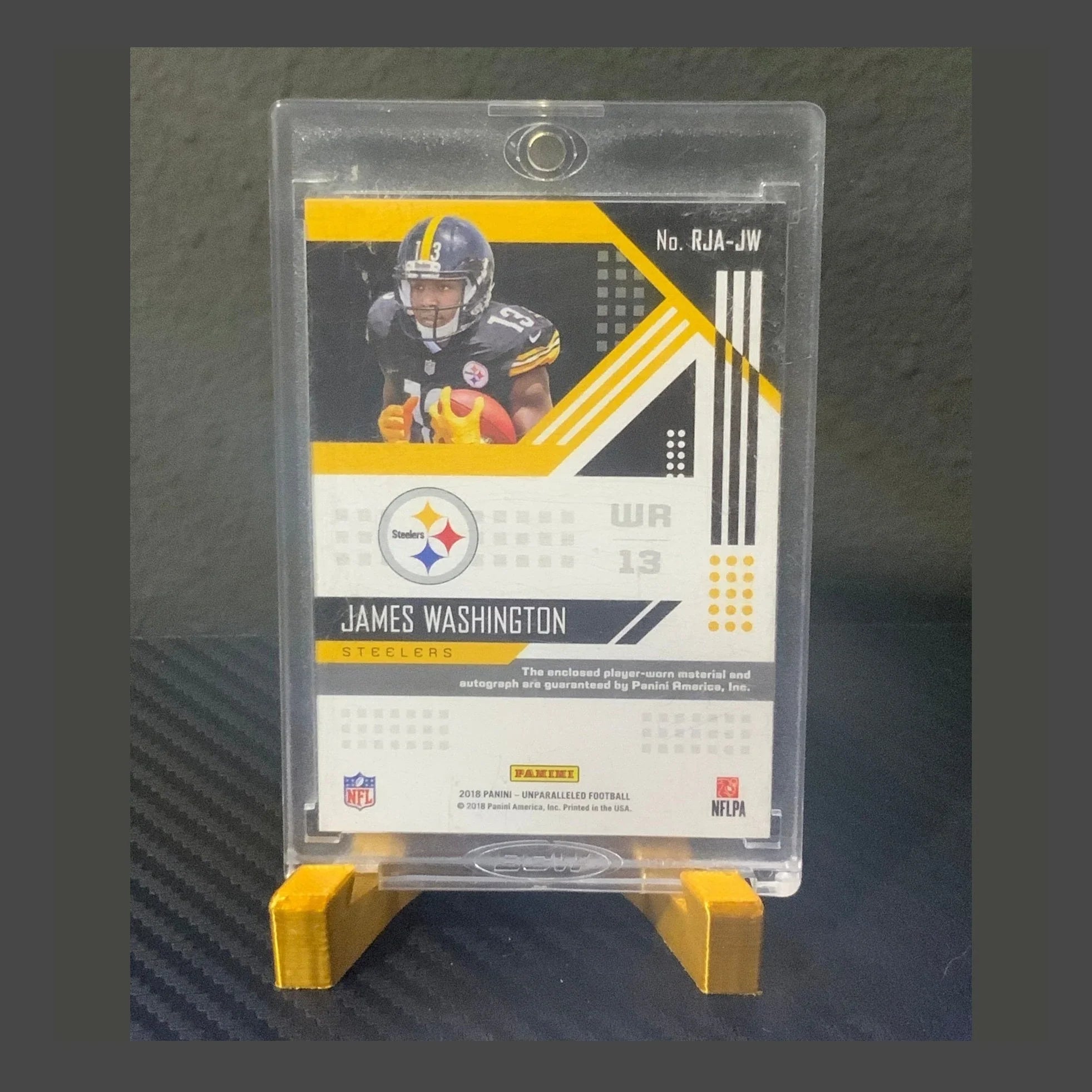 2018 Unparalleled Rookie Jersey Auto JAMES WASHINGTON autograph