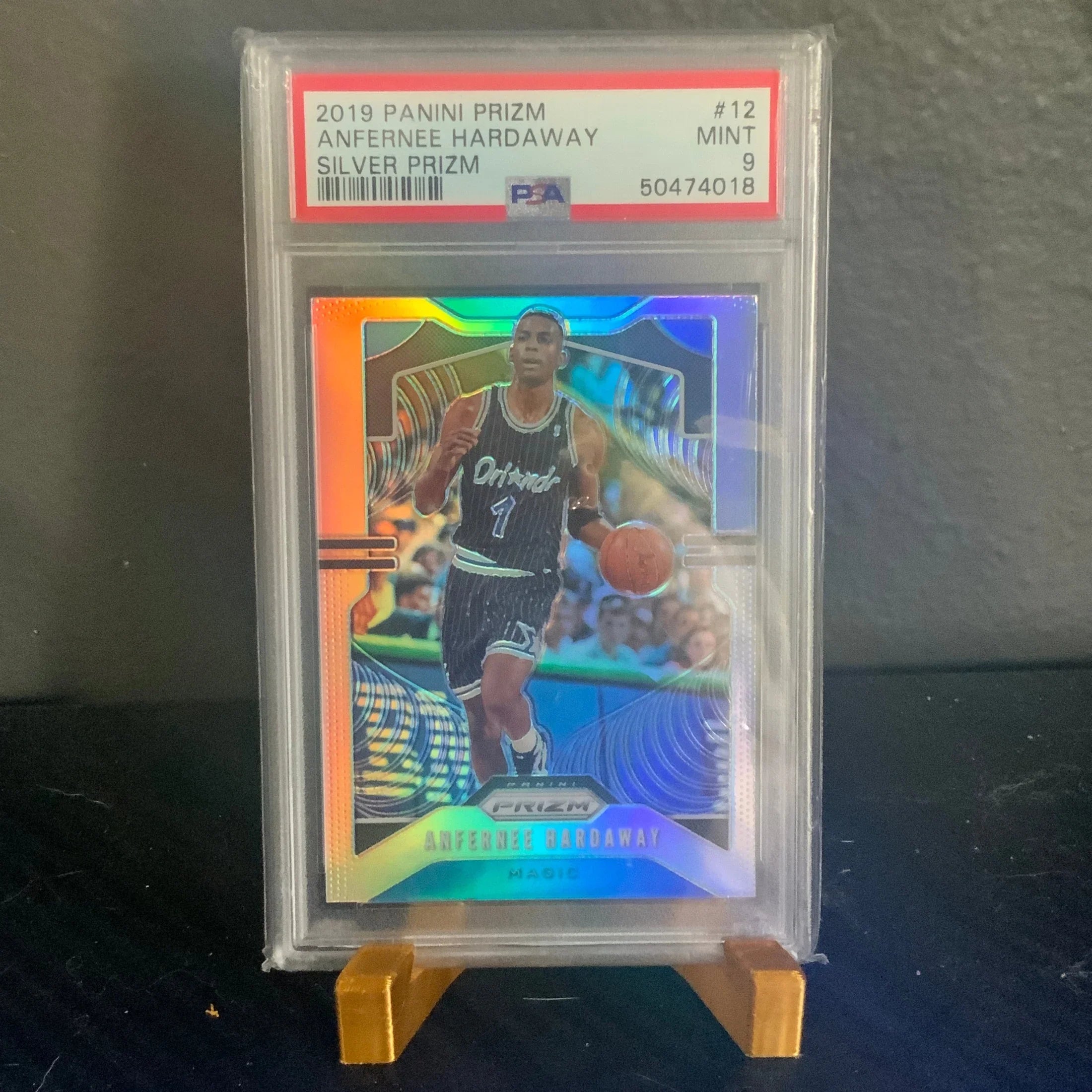 Anfernee Hardaway 2019 Panini Prizm Silver #12 PSA 9