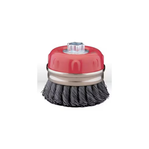 NEW Jaz Twist Knot Wire Cup Brush, 4", .020", Steel