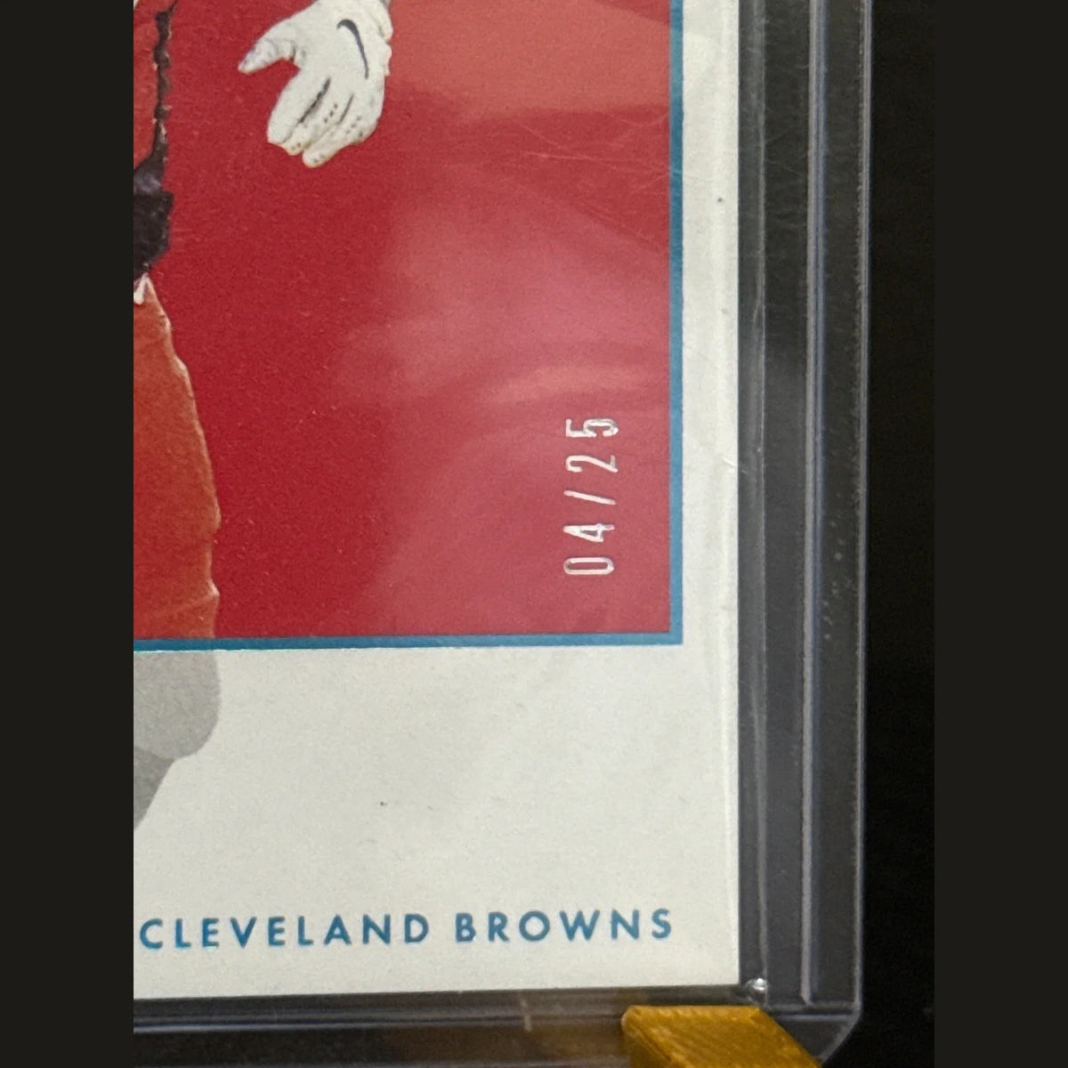 NICK CHUBB 2022 PANINI ENCASED #46 Ruby PARALLEL SSP /25 RARE BROWNS