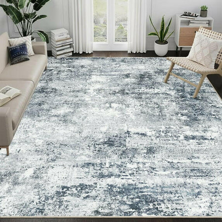 W NEW BERTHMEER 8'x10' Large Area Rugs Modern Abstract Rugs for Living Room Bedroom Dining Room Farmhouse Machine.