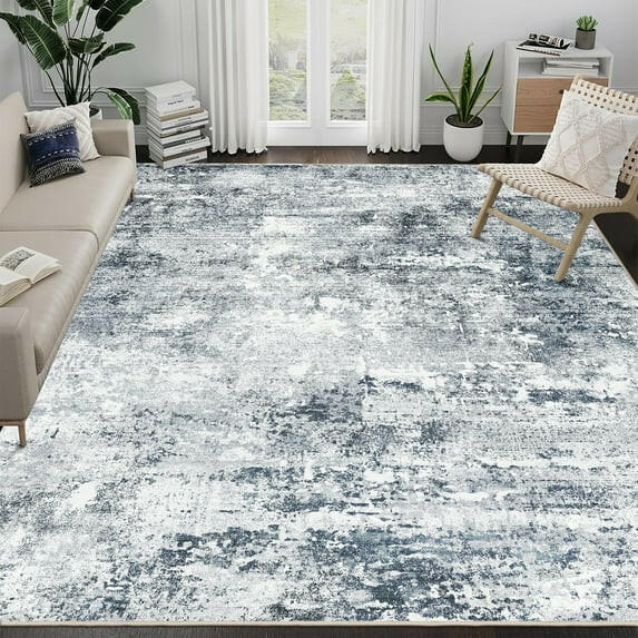 W NEW BERTHMEER 8'x10' Large Area Rugs Modern Abstract Rugs for Living Room Bedroom Dining Room Farmhouse Machine.