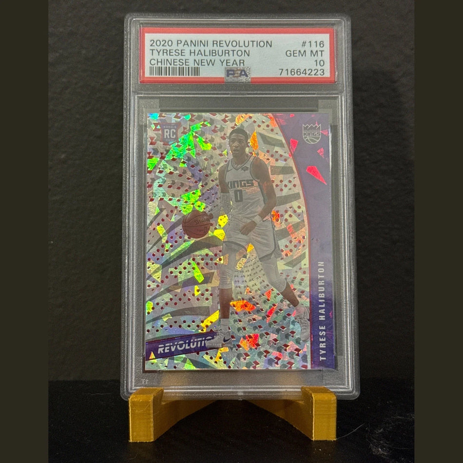 Tyrese Haliburton 2020 Panini Revolution #116 Astro ROOKIE - PSA 10, Kings