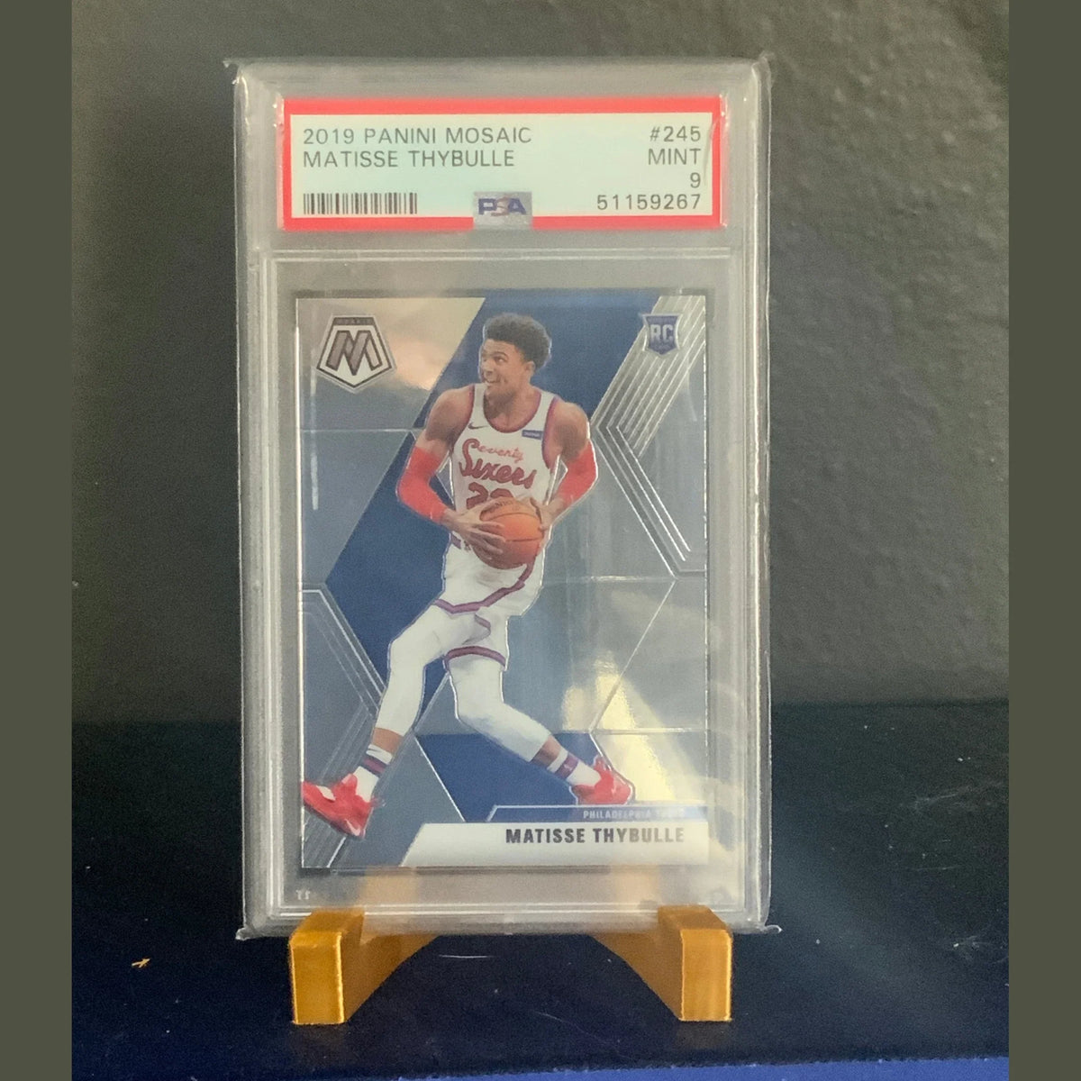 2019 PANINI MOSAIC #245 MATISSE THYBULLE ROOKIE RC PSA 9
