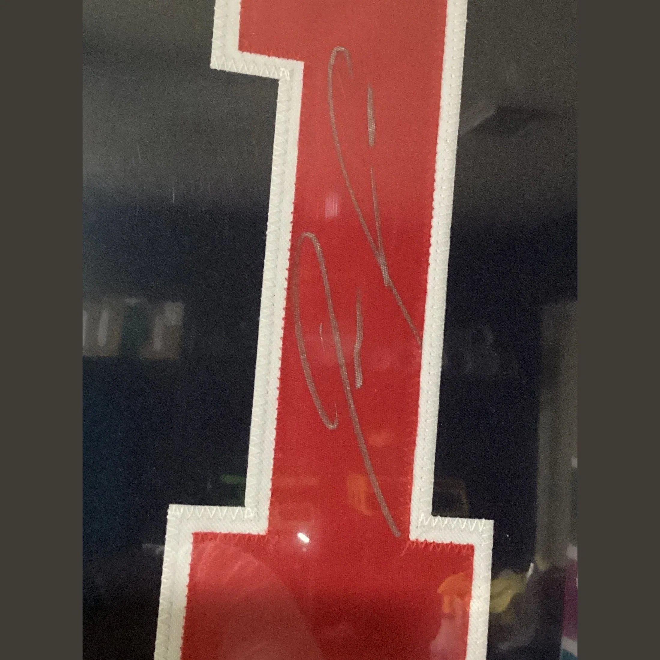 Ronald Acuna Jr. Signed Jersey Framed W/ JSA COA Atlanta Braves Blue Auto 25 x 37