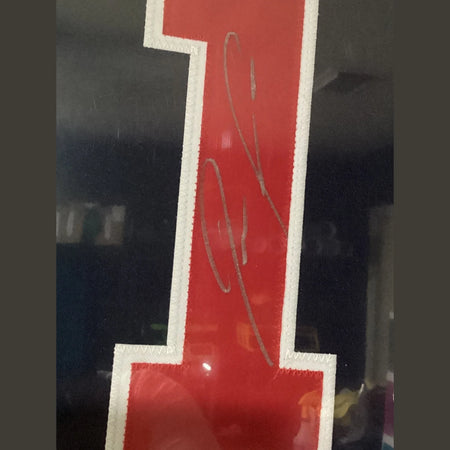 Ronald Acuna Jr. Signed Jersey Framed W/ JSA COA Atlanta Braves Blue Auto 25 x 37