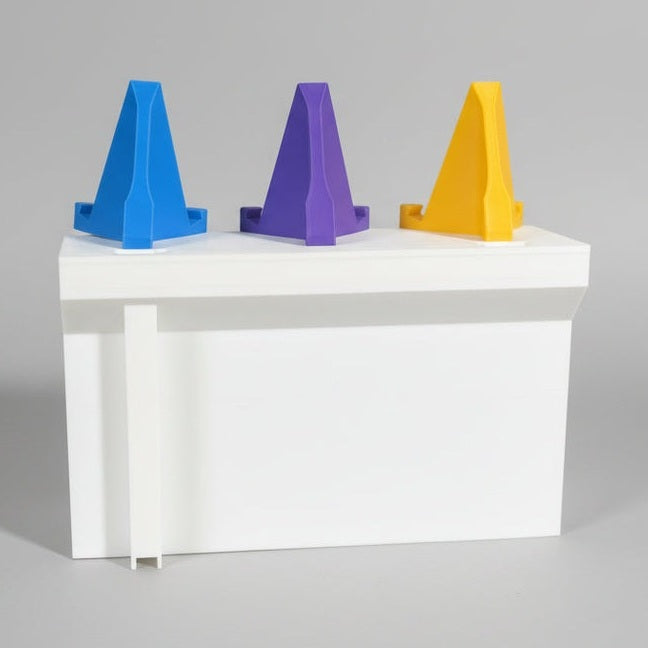 Bleacher Display System with 8 Standard Card Stands 3D Printed