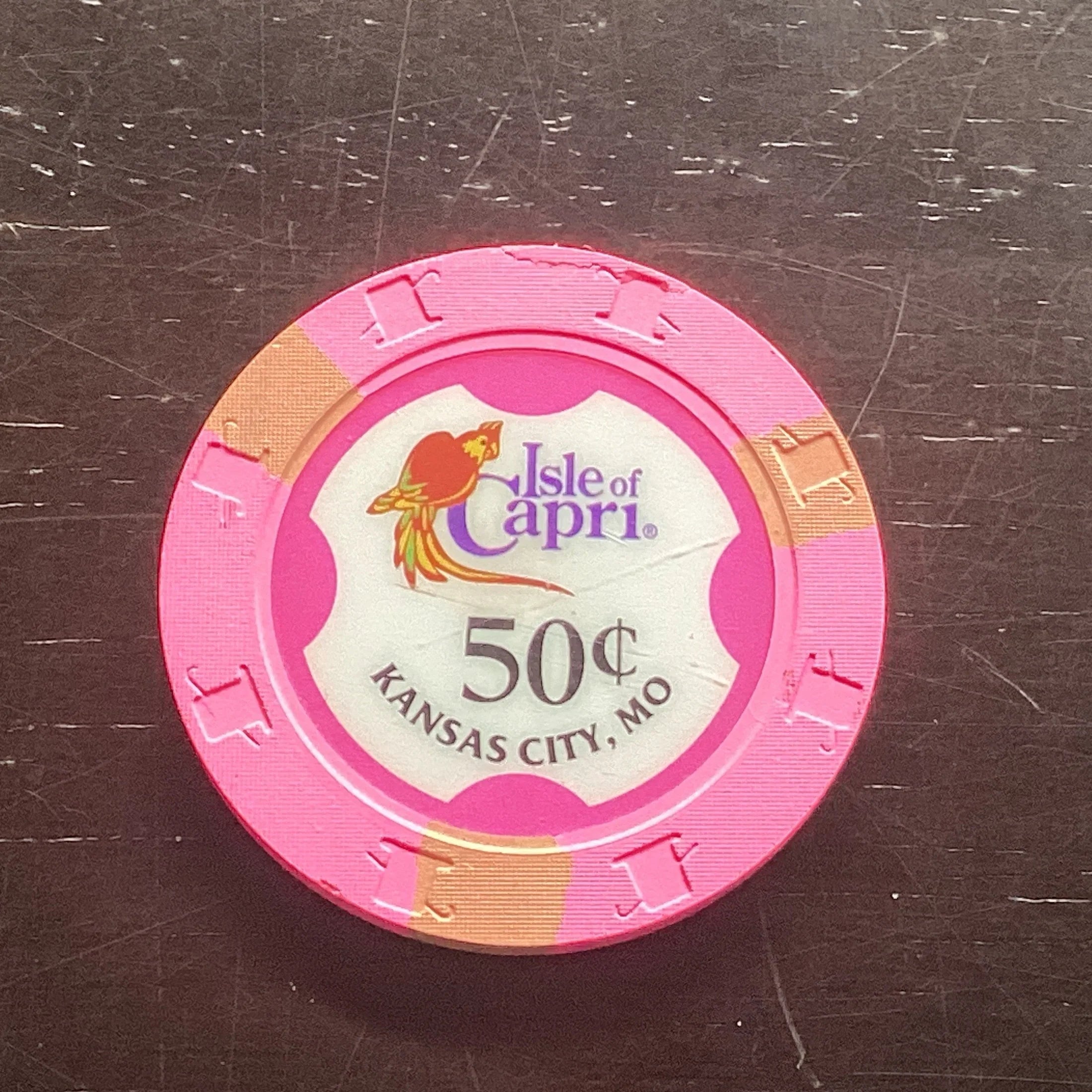 .50 Casino Chip. Isle Of Capri, Kansas City, MO. $.50