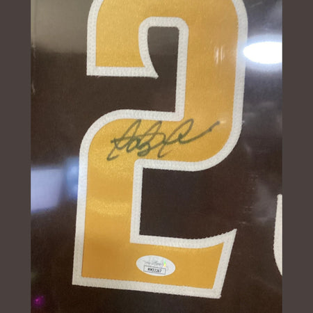 San Diego Padres Fernando Tatis Jr Signed Framed Pinstripe Jersey JSA 25 x 37 Football JSA COA