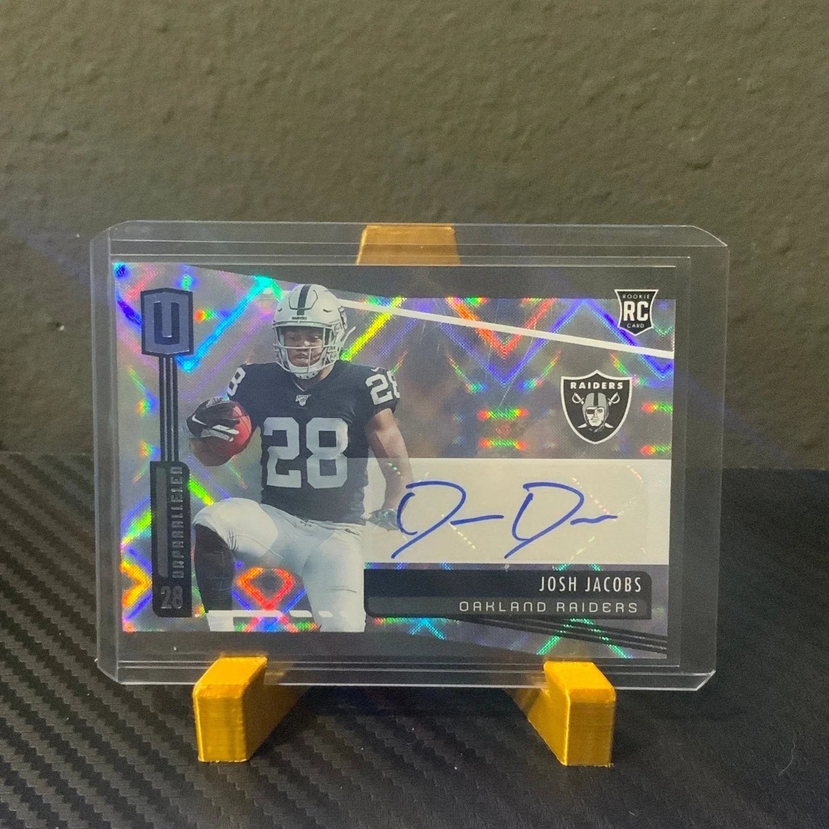 2019 Panini Unparalleled Rookie Josh Jacobs #223