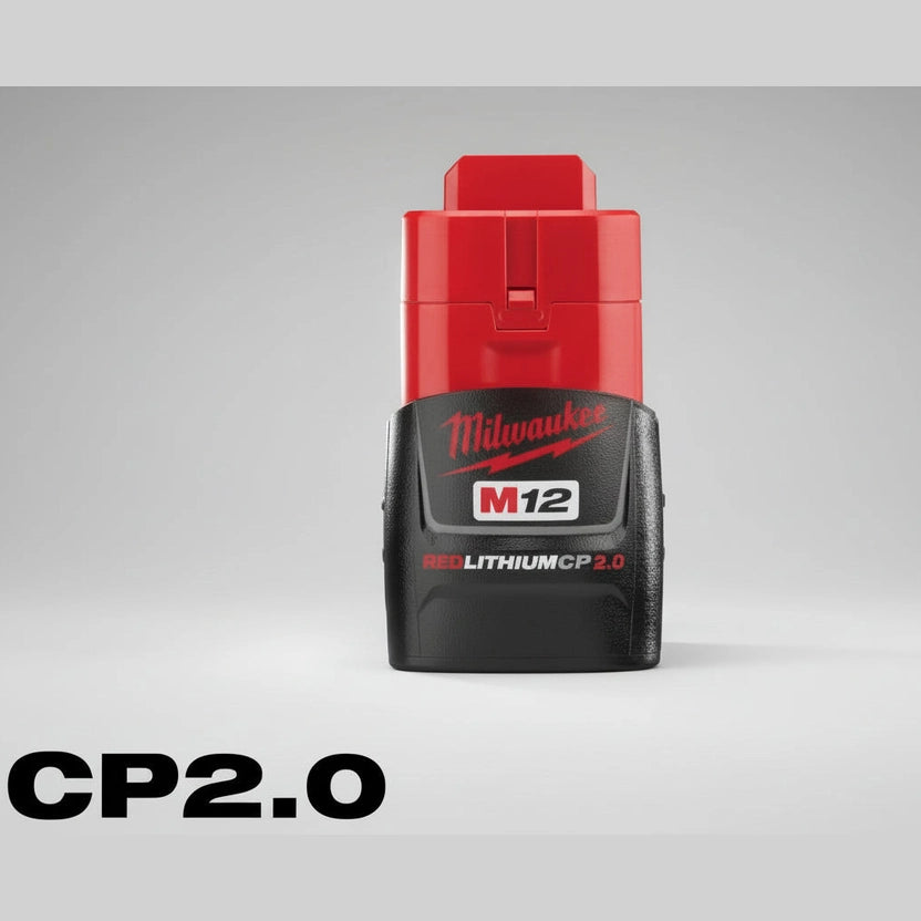 Genuine Milwaukee M12 2 Pack CP2.0 2.0Ah Batteries 48-11-2420