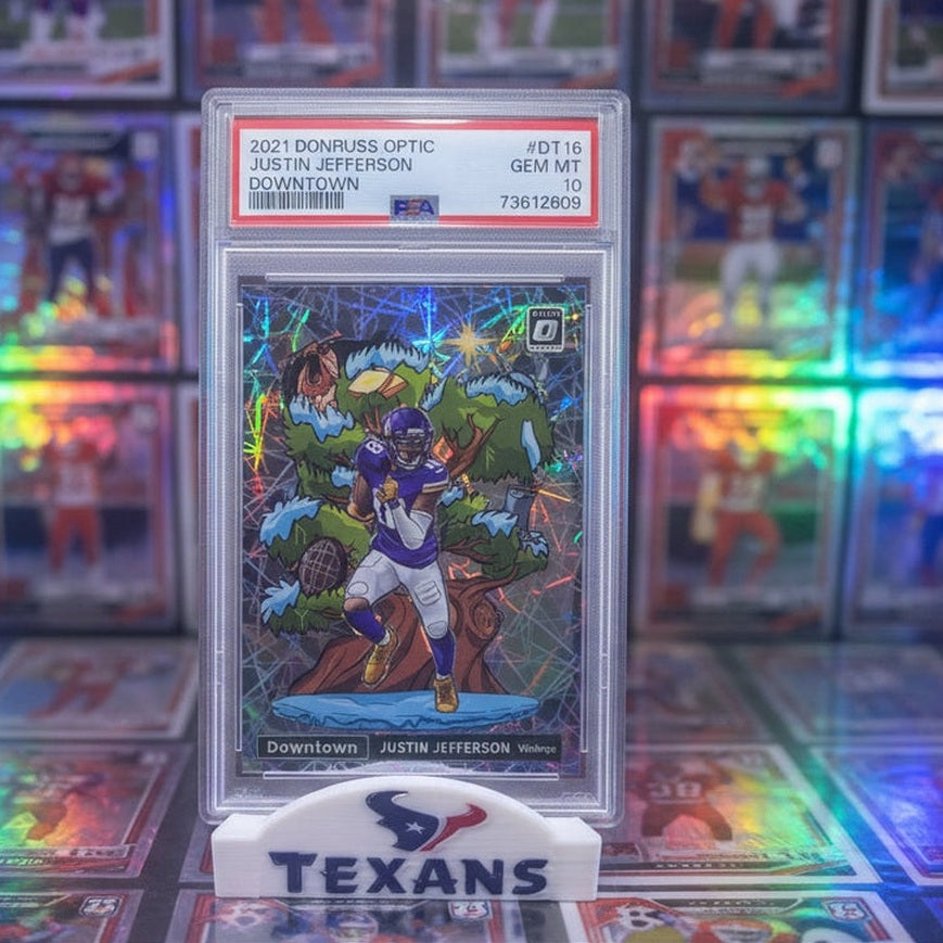 Houston Texans 3D Printed Trading Card/Business Card Stand White