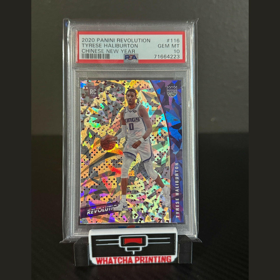 Tyrese Haliburton 2020-21 Revolution Rookie RC Chinese New Year PSA 10 Gem #116.