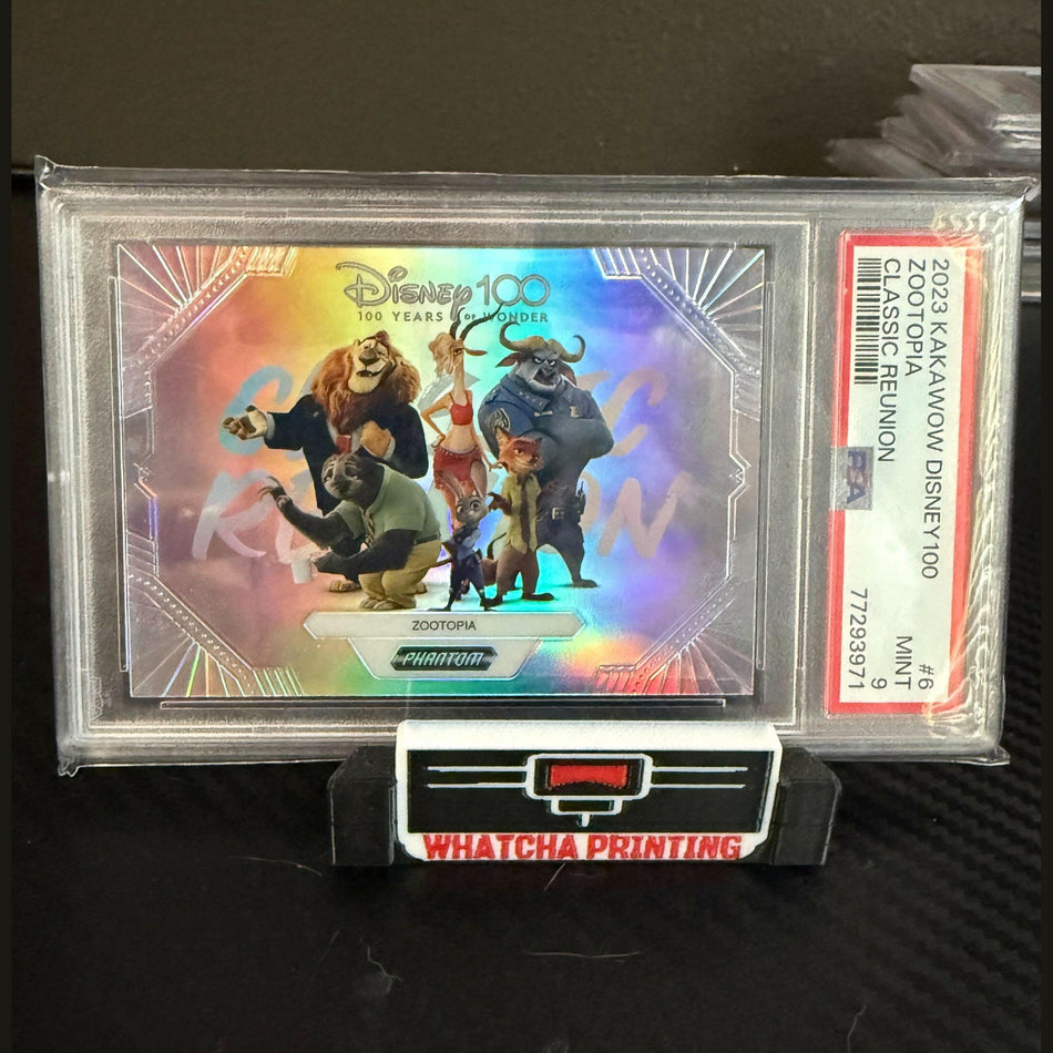 2023 Kakawow Phantom Disney 100 Zootopia Classic Reunion PSA 9  #13 Holo Prizm.