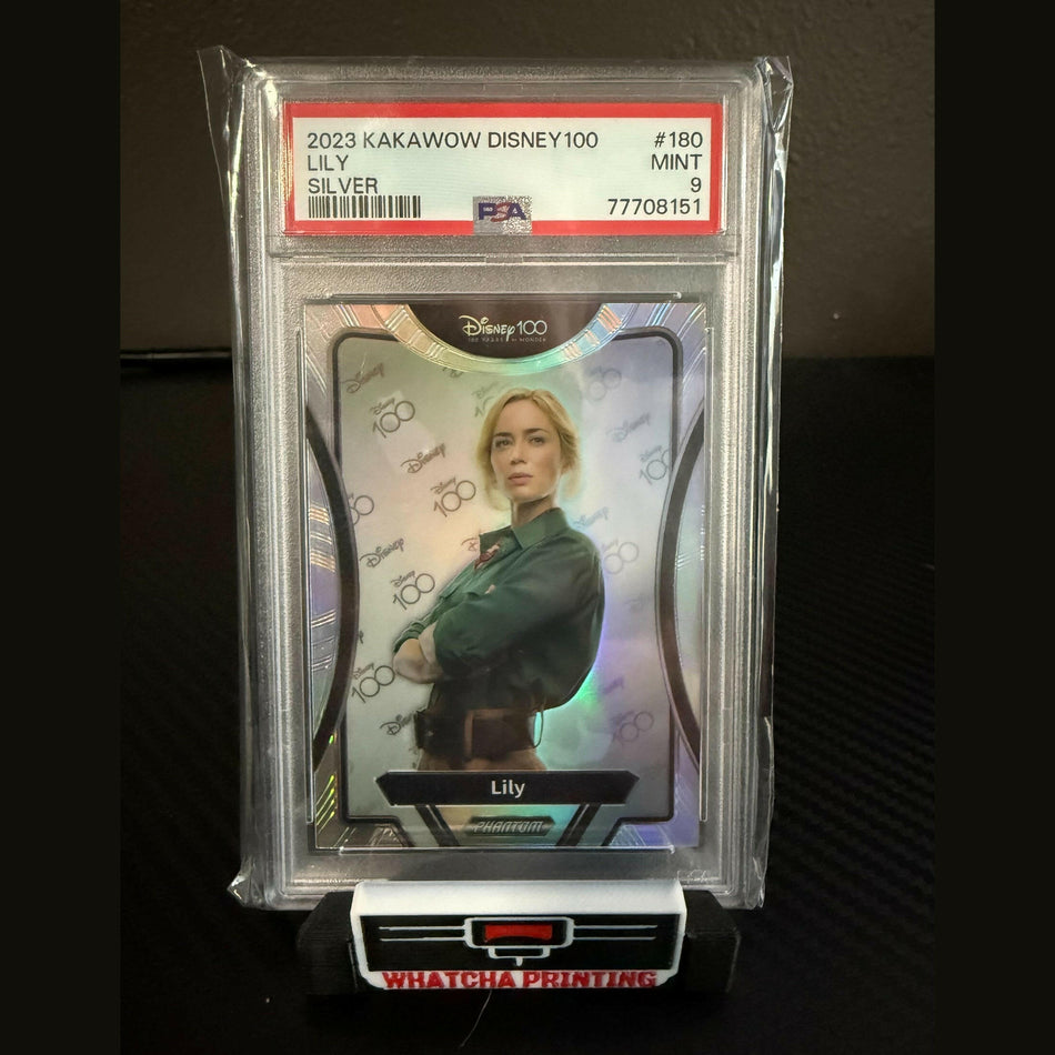 2023 Kakawow Disney 100 Phantom Lily PSA 10 Silver Jungle Cruise Emily Blunt.