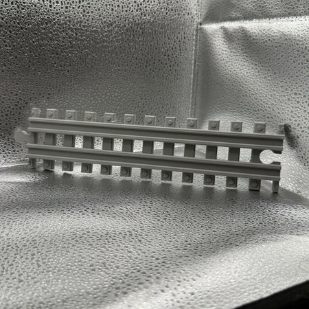 3D Printed Tiny Train Railroad Track Straight Female to Male.