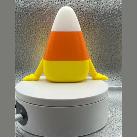 3D Printed Large Articulated Candy Corn.