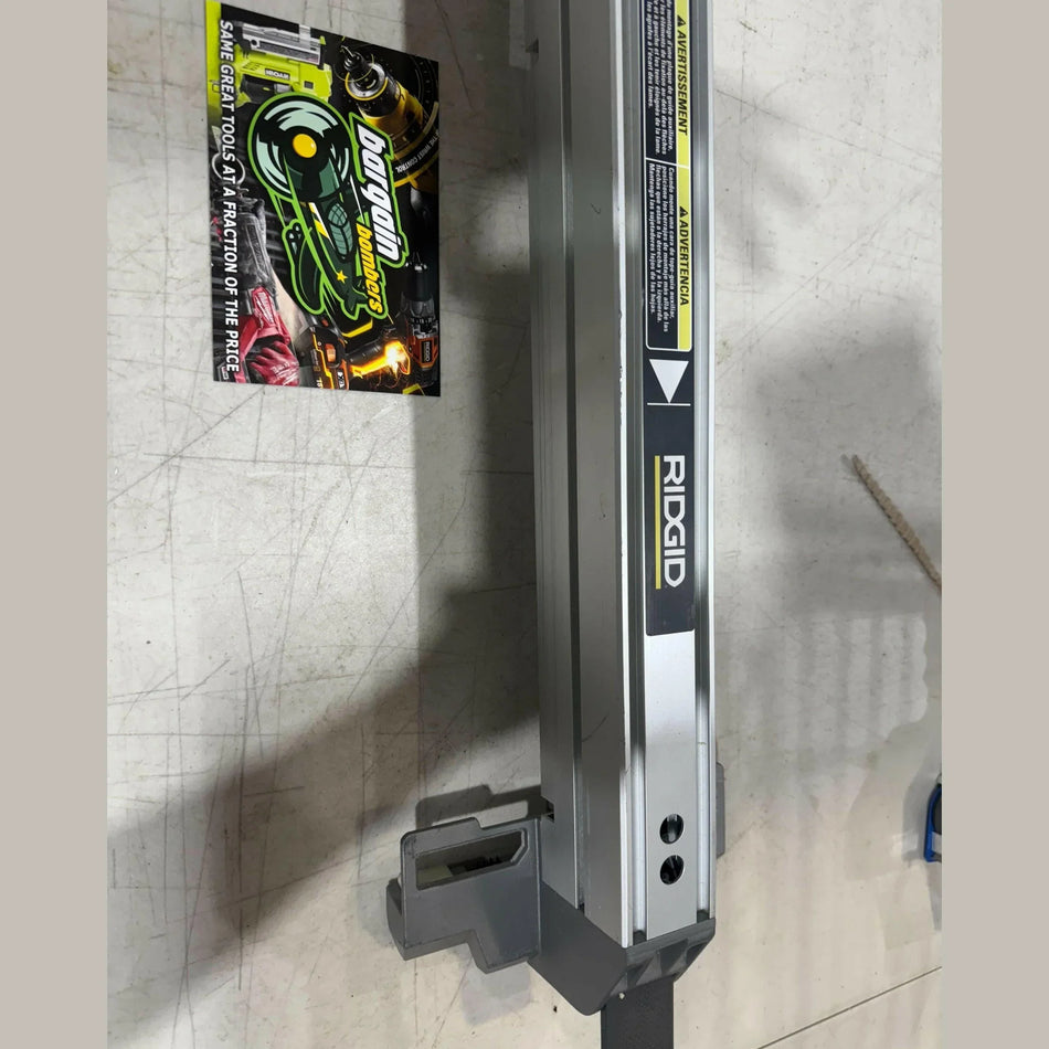 RIDGID 15 Amp 10 In. Portable Corded Pro Jobsite Table FANCE ONLY OPEN BOX.