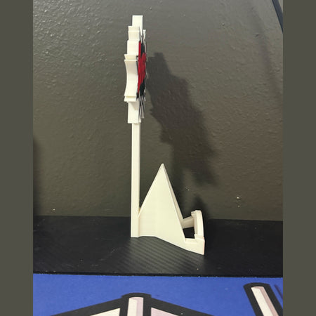 3D Printed Custom Buyer GIVEY Stand White / Red