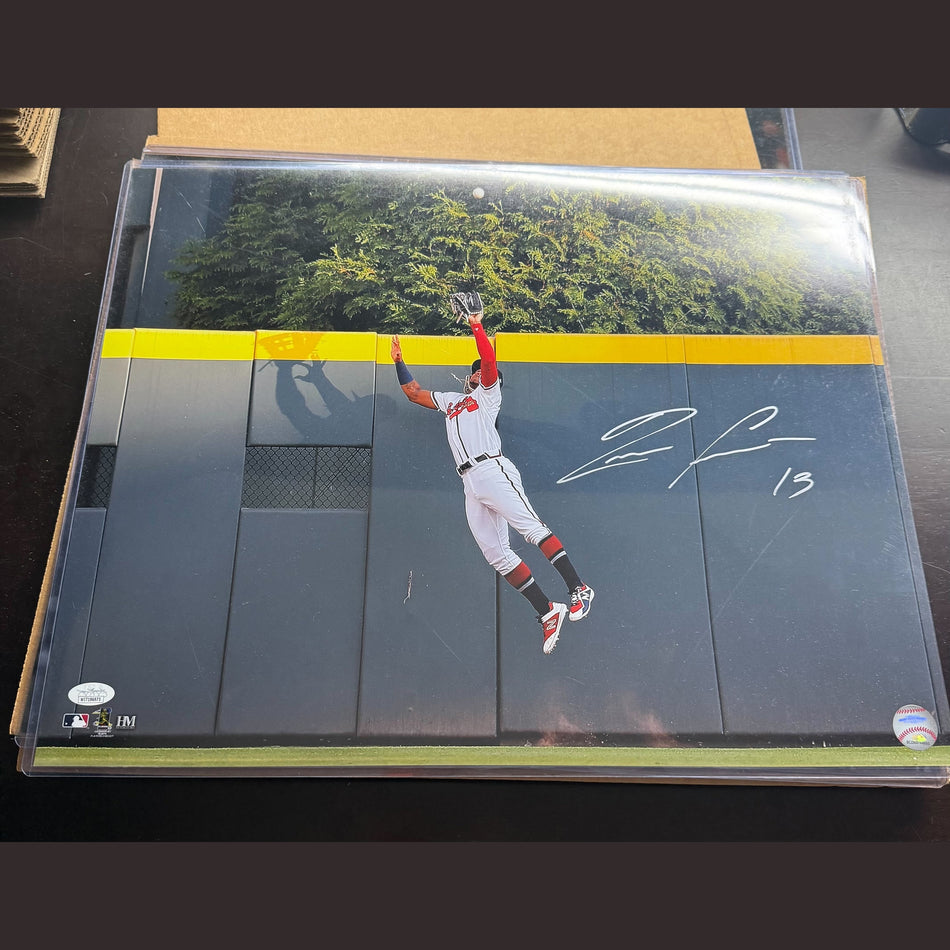 Ronald Acuna Jr. Braves Signed Autographed 16x20 Photograph Photo