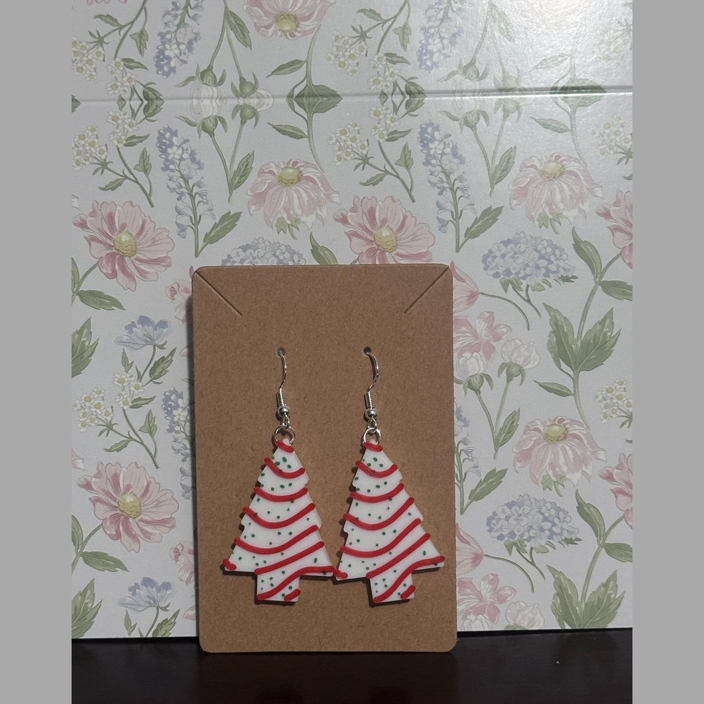 3D Printed Little Debbie Tree Cake Inspired Earring