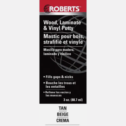 NEW 3 Oz. Tan Wood, Laminate and Vinyl Putty.