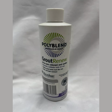 NEW Polyblend 165 Delorean Gray 8 oz. grout renew colorant & sealer.