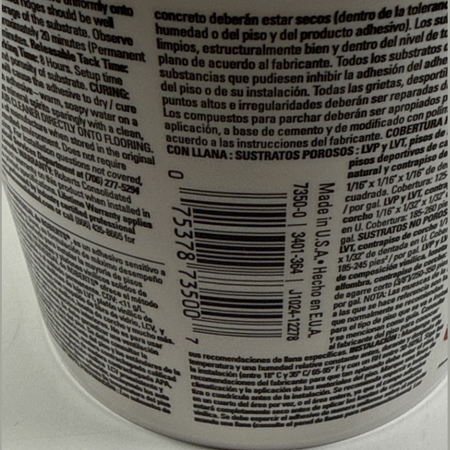 NEW ROBERTS Universal Flooring Adhesive 1 Qt. Vinyl Laminate Self-adhesive Tiles.