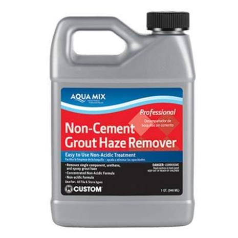 Aqua Mix Non-Cement Grout Haze Remover - 32 oz Quart - Remove Single Component, Premixed.