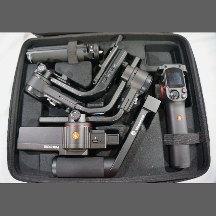 USED Manfrotto Gimbal MVG300XM Professional 3 Axis Modular Camera Tripod.